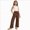 Sweatpants A26-Brown, variant on 9-10 Years Child Cargo Pants Girls Casual Elastic High Waisted Pants for Girls Baggy Cargo with Pockets