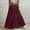 Red, variant on Summer Dresses for Women 2024 Ruffle Spring Casual Maxi Dress Plain Skirt Retro Style Pleated Skirt Wedding Guest Dresses for Women Light Brown Rayon 4XL