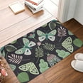 thumbnail image 5 of XMXT Non-Slip Polyester Bathroom Rugs Kitchen Door Mat, Abstract Butterfly Flower Machine Washable Bath Mats Rug for Kitchen Shower Bathtub Decor, 15.7 x 23.6 inches, 5 of 9