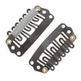 thumbnail image 4 of Unique Bargains 20 Pcs U Shape Snap Hair Extension Clips for Hair Extension Deep Brown, 4 of 5