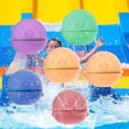 thumbnail image 4 of 6 PCS Reusable Water Balloons,Refillable Water Balloons,Reusable Balloons Self-Sealing Water Balls Suitable for Children and Adults Outdoor Activities, Summer Fun Party Supplies, 4 of 8