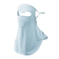 thumbnail image 2 of Protección solar para cubrir la cara, Protector para colgar en el cuello, reutilizable, multifuncional Azul, 2 of 8