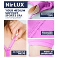 thumbnail image 2 of Nirlon Y Back Adjustable Sports Bras For Women - Nirlux Camisole Sports Bra, Stretchy Womens Tops Soft Workout Tops For Women (Orchid, 12), 2 of 6