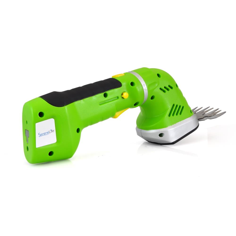 SereneLife PSLGR14 Cordless Handheld Grass Cutter Shears, Electric