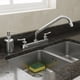 thumbnail image 2 of Mezcladora Fregadero Aquaway Cromo Doble Comando Cocina Acabado Brillante Casa Hogar, 2 of 2