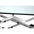 thumbnail image 3 of Beaumont Lane Table Console Contemporaine Carrée Octogonale en Nickel, 3 of 3