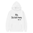 thumbnail image 2 of QIbmong Boys Girls Hoodie Printed Long Sleeve Oversized Fall Winter Sweatshirts with Pockets for Kids(9-10 Years,White), 2 of 5