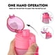 thumbnail image 3 of Deportes Portátiles Taza De Agua Gradiente Gran Capacidad Botella De Agua Al Aire Libre Material Tritan Hervidor De Agua Con Escala Para Gimnasio Escuela Deportes Bicicleta 1000 Ml Guardurnaity OD016132-01, 3 of 6