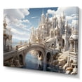 thumbnail image 2 of Designart "Beige Bridge delicate Passage I" Architecture Wall Art Print, 2 of 5