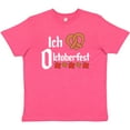thumbnail image 3 of Inktastic Ich Liebe - I Love Oktoberfest pretzel heart Youth T-Shirt, 3 of 5