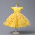 thumbnail image 1 of Vedolay Dressers Little Girls Dresses Summer Holiday Cute Prints,Yellow 140/9Y, 1 of 5