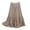 Khaki, variant on Arlun Maxi Skirts for Women Elastic High Waisted A Line Long Layered Tutu Mesh Ruffles Tiered Flowy Elegant Skirt for Spring and Summer White One Size