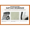 thumbnail image 3 of Classic Accessories Fairway Standard Portable Golf Cart Windshield, 47"L (roof) x 36"H, White/Clear, 3 of 6