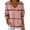 *Pink, variant on Tops for Women V-neck Long-sleeved Solid Color Casual Loose Top,Women's Long Sleeve Tops Black XXXXL