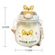 thumbnail image 3 of Botellas Hervidor de paja a prueba de fugas Big Belly Cup de 1310 ml para té de jugo de leche (Corgi blanco), 3 of 8