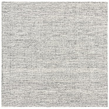 SAFAVIEH Abstract Salem Stripe Area Rug, Black/Grey, 6' x 6' Square