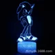 thumbnail image 3 of Lámpara de noche LED con diseño de dibujos animados de Sonics en 3D, lámpara de ilusión de anime, 16 colores, lámparas de mesa decorativas, regalos creativos de cumpleaños y Navidad, 3 of 5