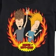 thumbnail image 3 of Beavis & Butthead - Rock Flames - Men's Short Sleeve Graphic T-Shirt, 3 of 5