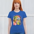 thumbnail image 3 of Tee Hunt Dogs Speak to Those Who Listen T-Shirt Dean Russo Neon Pet Women's T-Shirt Tee, Blue, Small, 3 of 5