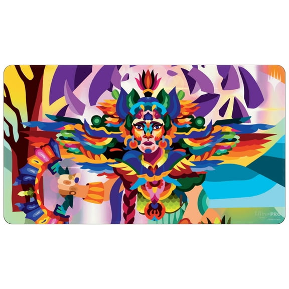 The Lost Caverns of Ixalan Huatli, Poet of Unity Standard Gaming Playmat for Magic: The Gathering