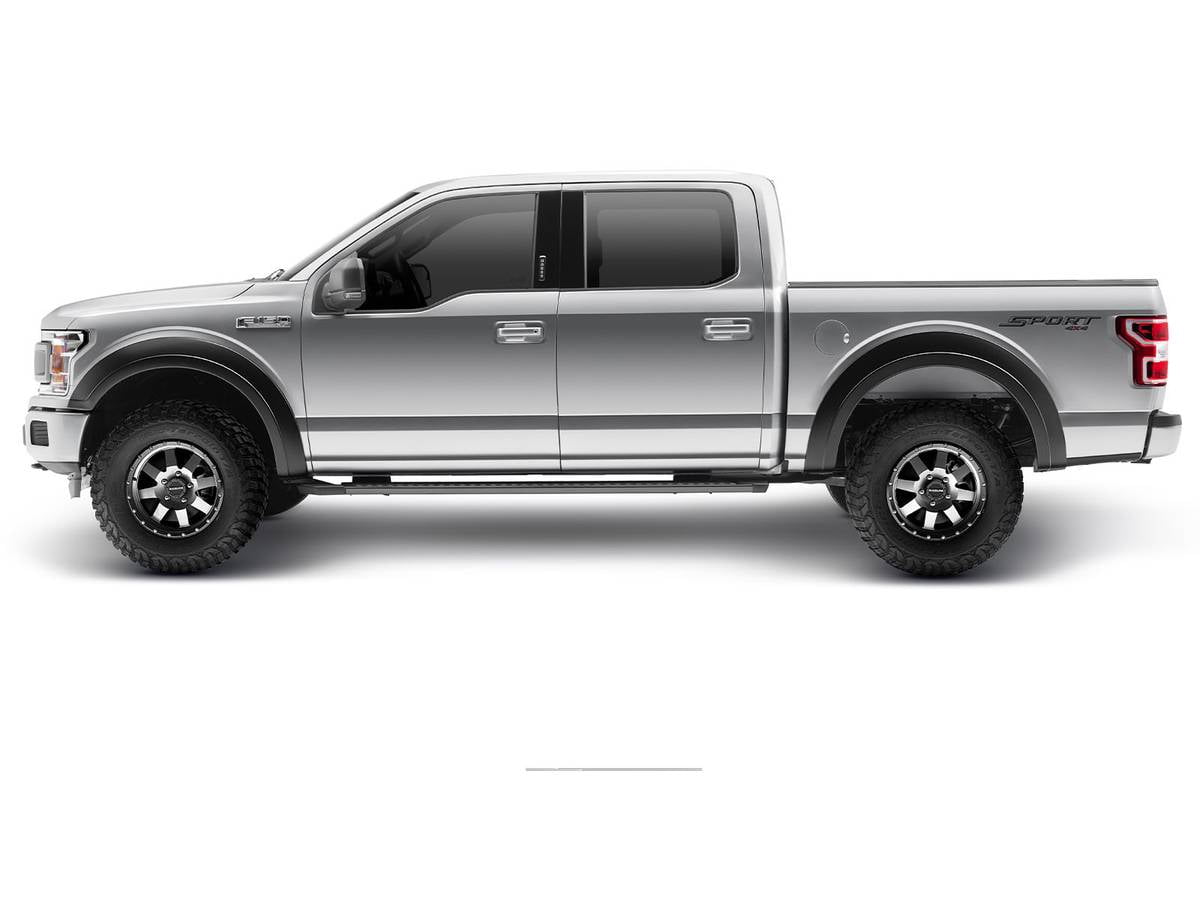 Husky Liners Fender Flares Extend-A-Fender Style | Fits 2018-2020 Ford F-150 (Excludes Models w/Tech Package) | Front & Rear, 4-pc Black-2802947