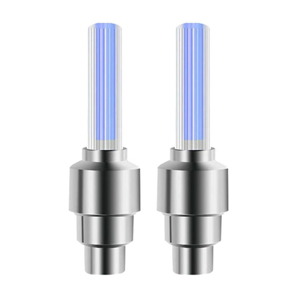 Luz de tapas de válvulas shamjiam LED Flash para bicicleta Azul