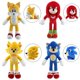 thumbnail image 4 of Muñeco de peluche suave Sonic The Hedgehog de 25 a 36 cm, juego de dibujos animados, Anime Knuckles Shadow Silver Tails Metalsonic, juguetes de peluche, 4 of 5