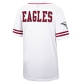 thumbnail image 3 of Men's Colosseum White North Carolina Central Eagles Free Spirited Mesh Button-Up Baseball Jersey, 3 of 3