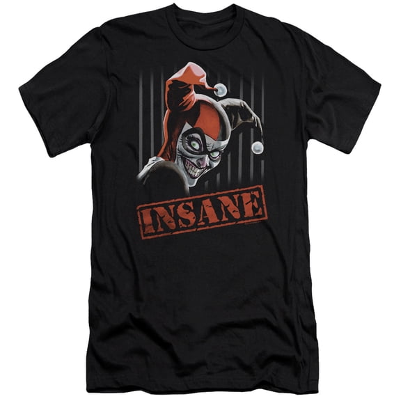 Batman Insane-Hbo S/S Adult 30/1 T-Shirt Black