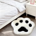 thumbnail image 6 of Taicans Paw Shape Bedroom Rug,Pet Mat Bedside Rug,Soft Plush Non-Slip Bottom Decorative Floor Mat for Bedside Pet Sleeping Area Dog Mat Cat Mat Living Room, 6 of 6