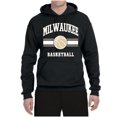 thumbnail image 2 of Wild Bobby City of Milwaukee Basketball Fantasy Fan Sports Unisex Hoodie Sweatshirt, Black, X-Large, 2 of 5