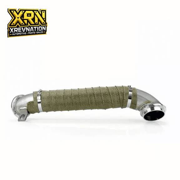 3" Turbo Pipe with Heat Wrap for 2004.5–2010 Chevy GMC 6.6L LLY LBZ LMM Duramax