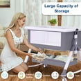 thumbnail image 5 of Magic Co Portable Baby Bassinet with Mosquito Net – Foldable Infant Crib for Safe & Comfortable Sleep, Mobile Baby Bed with Wheels, 5 of 10