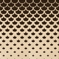 thumbnail image 1 of Ahgly Company Machine Washable Indoor Square Transitional Deep Peach Orange Area Rugs, 6' Square, 1 of 7