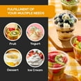 thumbnail image 3 of Lamosi 50 Pack 9 oz Clear Plastic Cups with Lids, Disposable Cups with Flat Lids No Hole, Disposable Snack Bowls, 3 of 9