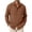 Brown, variant on Axiiglly Mens Cotton Dress Shirt, Long Sleeve Collared Button Down Regular Fit Work Shirts, Comfy Business Casual Blouses with Pocket