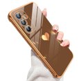 thumbnail image 5 of LeYi for Samsung Galaxy A54 5G Case with Tempered Glass Screen Protector 2 Pack, Brown, 5 of 7