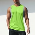 thumbnail image 1 of pstuiky Camiseta sin mangas para hombre, Chaleco holgado de cuello redondo para hombre, informal, para correr, hacer ejercicio y fitness Chaleco de hombre xxl, 1 of 7