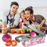PHANCIR Vegetable Chopper, 17 in 1 Multi-Function Food Chopper, Professional Kitchen Gadget with Container