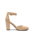 thumbnail image 4 of Zapatos de Tacón Angela para Mujer DREAM PAIRS Nude con Tacones de 8.5 cm en PU, 4 of 7