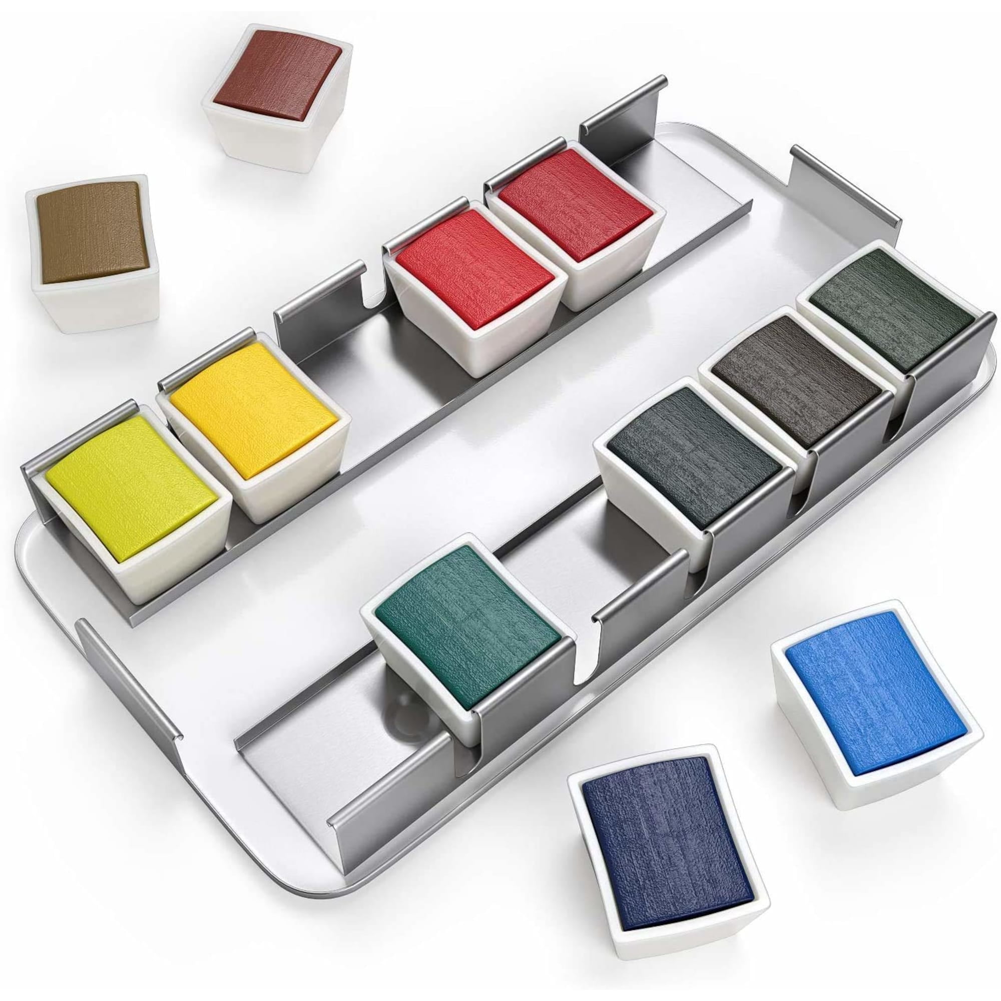 Arteza Watercolor Paint, Multicolor, Set of 12, Half Pans