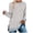 A, variant on Long Sleeve Shirts for Women Women's Clothing Long Sleeve Round Neck Split Top Loose Casual Pullover Top Shirt Womens Long Sleeve Tops Casual Red S