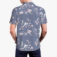 thumbnail image 6 of Wukai Watercolor Flowers Butterfly Men’s Polo Shirts,Quick-Dry Athletic Shirt,Classic Fit Shirts-4X-Large, 6 of 8