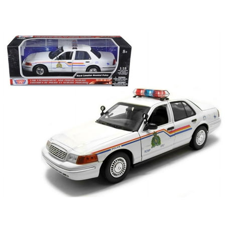2001 Ford Crown Victoria Royal Canadian Mounted Police Car 1/18 Diecast Car Model by Motormax
