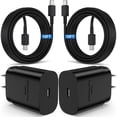 thumbnail image 1 of Super Fast Charger Type C, 2Pack 25W USB C Fast Charging Block Wall Charger with 2*10FT Android Charger Cable Compatible with Samsung Galaxy S26/S26 Ultra/S25/S24/S23 Ultra/S23+/S22/S21 Case, 1 of 1