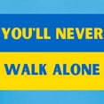 thumbnail image 3 of CafePress - You'Ll Never Walk Alone Pro Ukraine T Shirt - Women's Traditional Fit Dark T-Shirt, 3 of 4