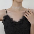 thumbnail image 4 of Sonducket Collar de aleación con signo de dólar para mujer, elegante reemplazo de diamantes de imitación para banquete, gargantilla Type3 NO3, 4 of 6