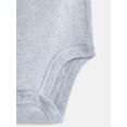 thumbnail image 3 of Wonder Nation Baby Girls Bodysuit with Long Sleeves, Sizes 0-24 Months, 3 of 3