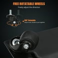thumbnail image 2 of Car Dolly 4 Pack, [Upgraded] Towallmark Car Dolly with Nylon Wheels, 6000lbs Load Bearing, Tire Wheel Dolly Vehicle with 360° Rotational Wheel for Moving Cars, Trucks, Trailers, Motorcycles, 2 of 7