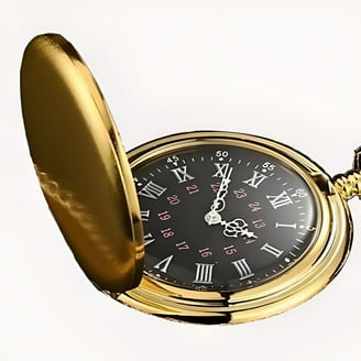 Everso Vintage Quartz Pocket Watch, Classic Mechanical Movement